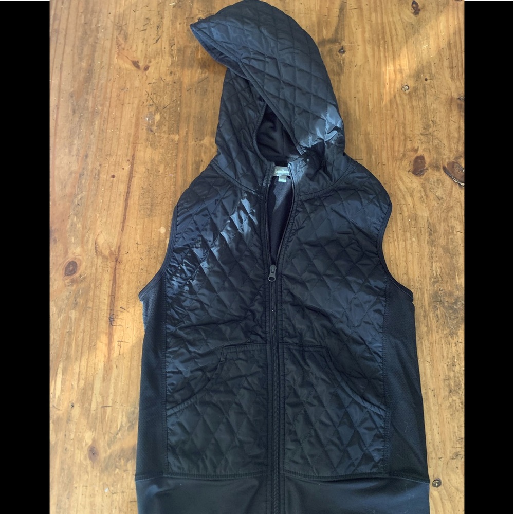 Black Quilted Vest
